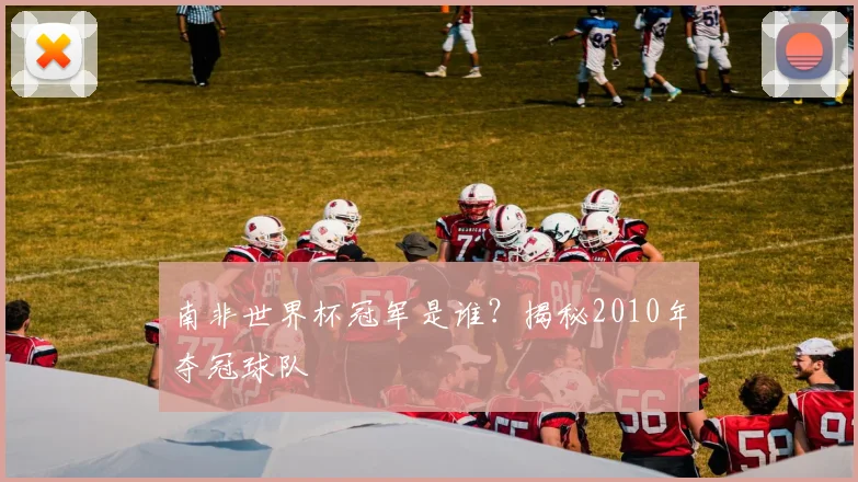 南非世界杯冠军是谁？揭秘2010年夺冠球队